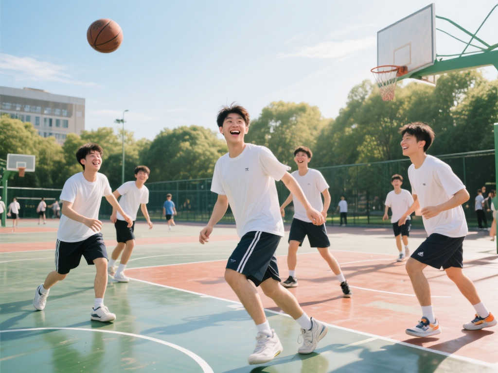 谁家的小伙子球场飒爽登场？满满元气，活力爆棚！